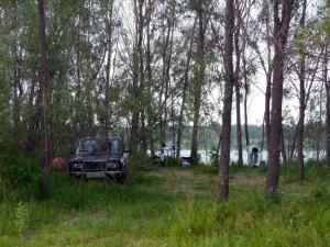 Лагерь на берегу Иртыша