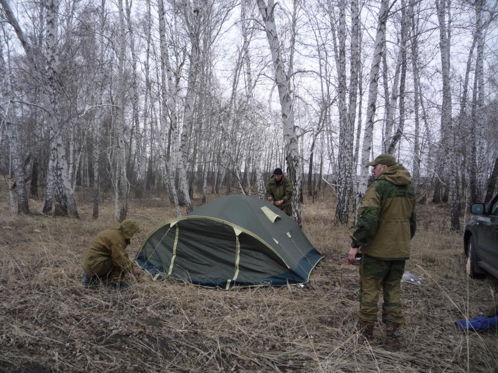 Разбиваем лагерь. Весна 2014