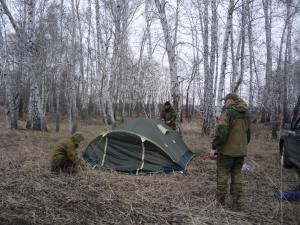 Разбиваем лагерь. Весна 2014