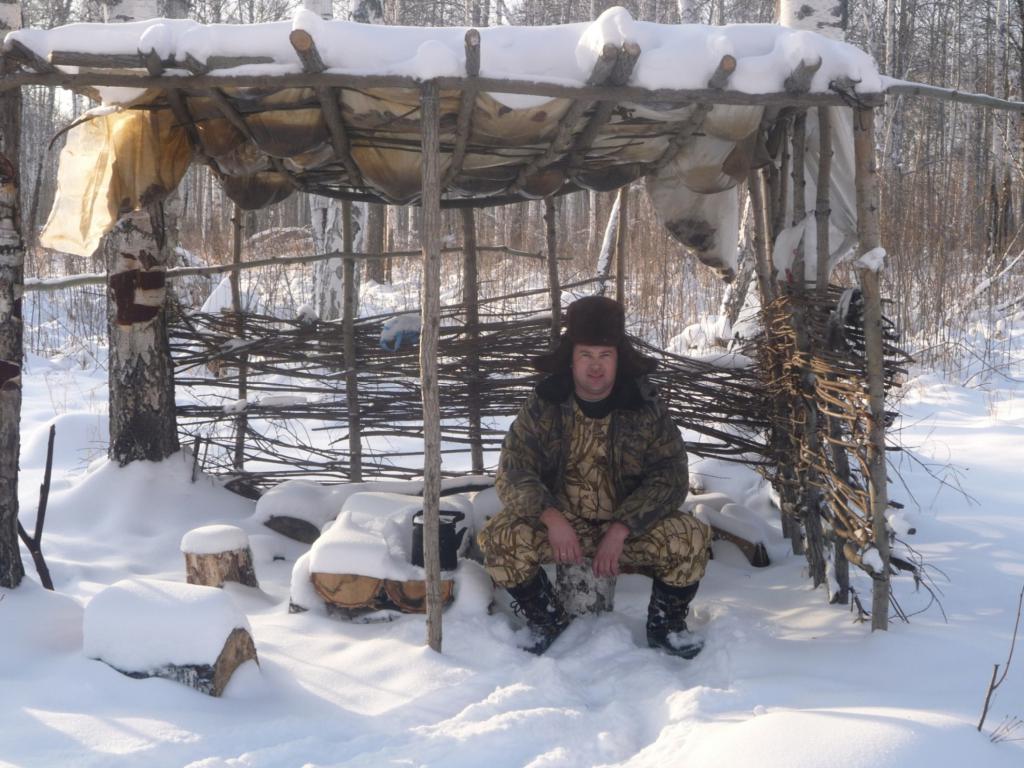 остановились перекусить, Муромцево ноябрь 2010г